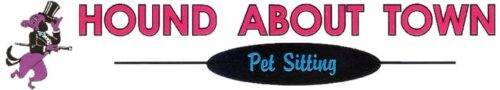 Hound About Town Pet Sitting Logo