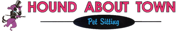 Hound About Town Pet Sitting Logo